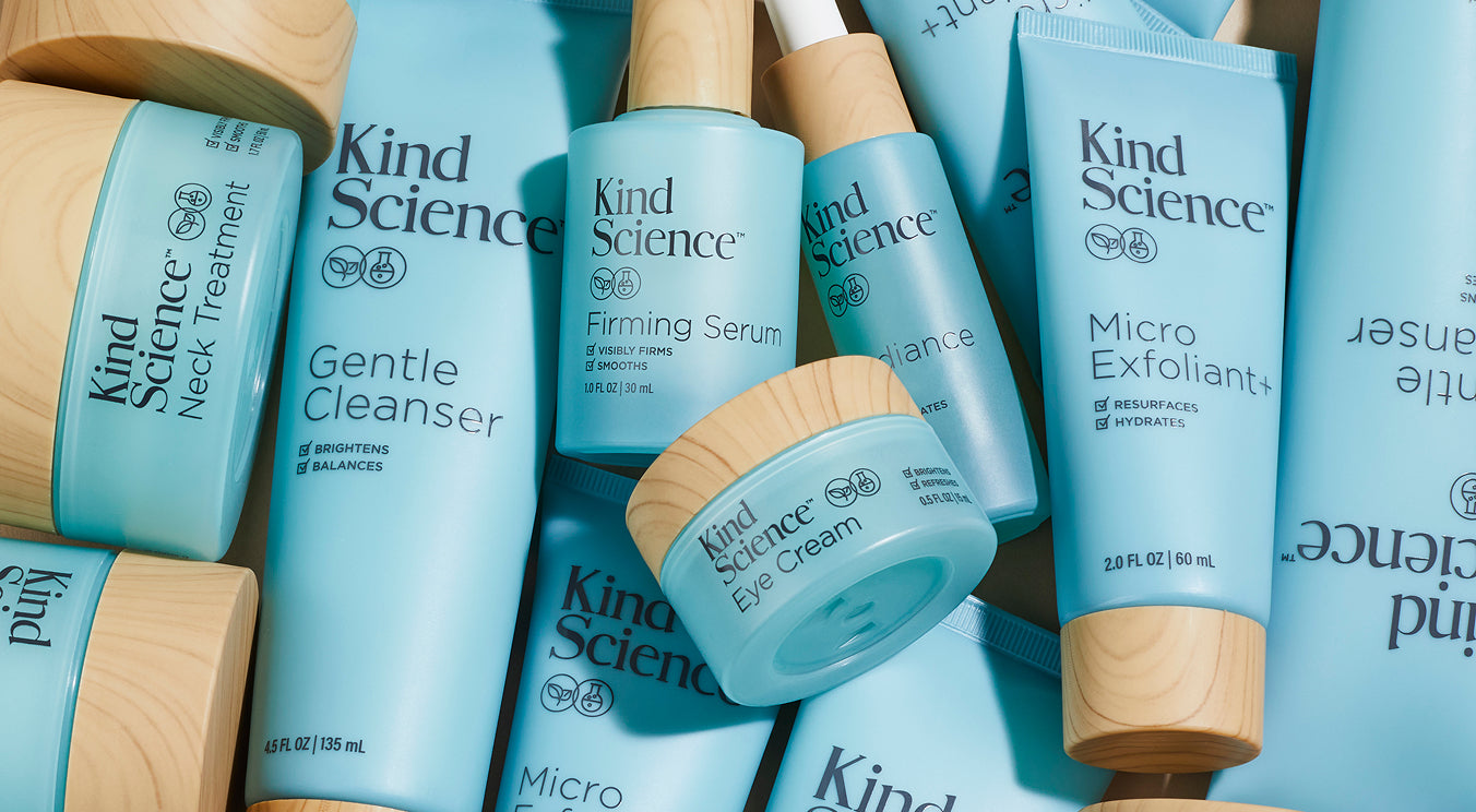 Kind Science skincare collection
