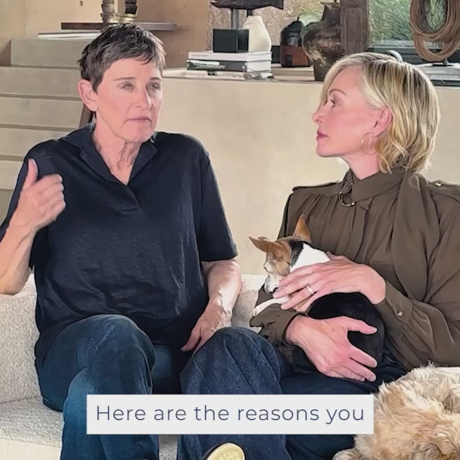Ellen Degeneres and Portia de Rossi talk about the benefits of Kind Science.